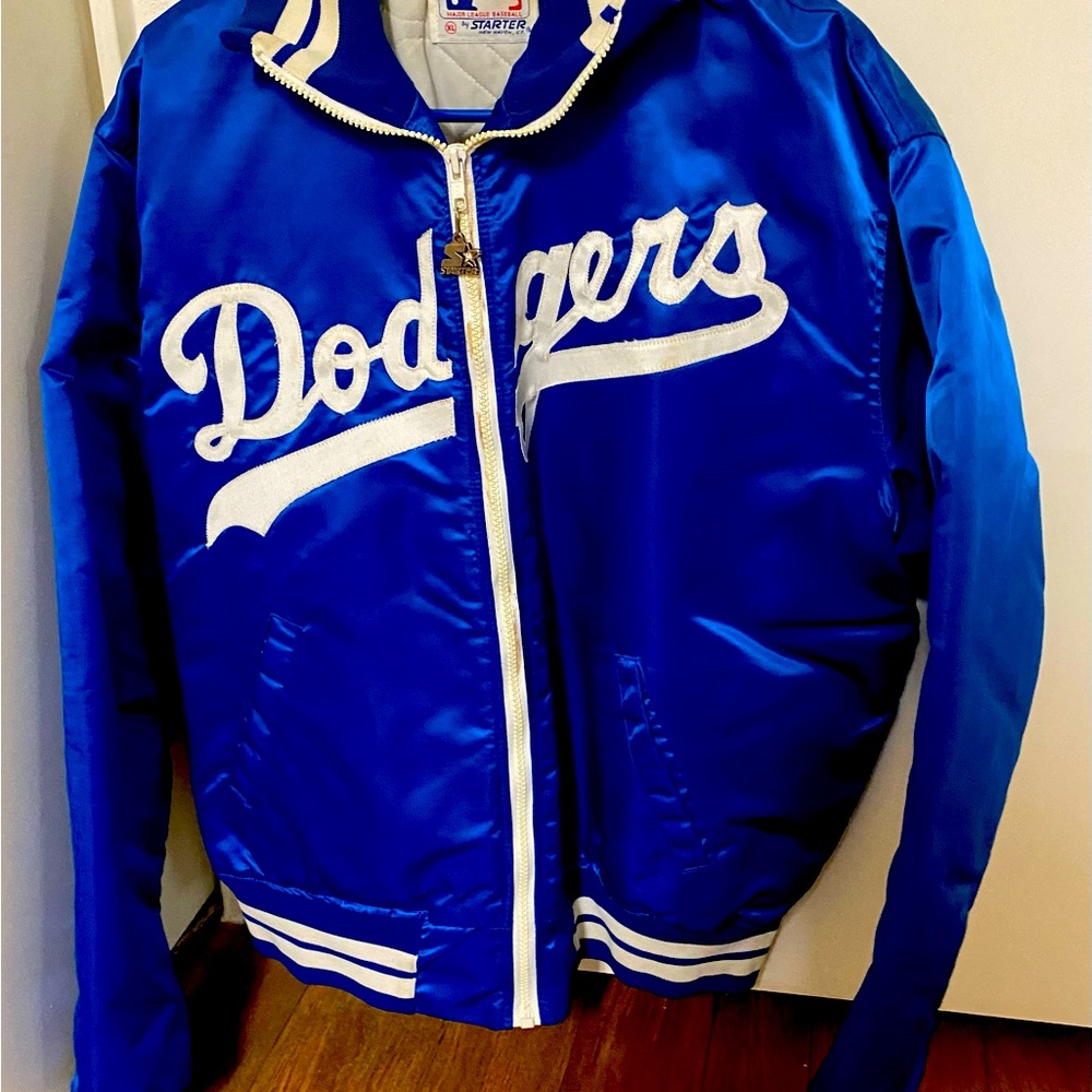 LA Dodgers authentic warmup jacket. Lightly worn, looks brand new.